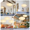 White Oval Paper Lantern Lampshade set of 2, 20"x10'' Paper