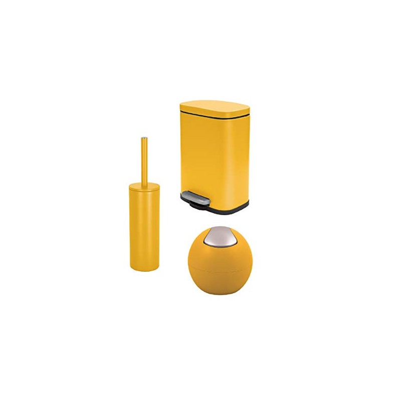 Spirella Cosmetic Bin 1 Litre Swing Lid Bin Table Bin