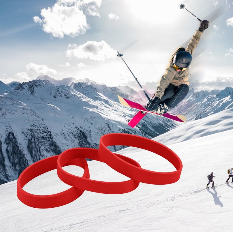 lasuroa 32pcs Ski Brake Retainers, Snowboard Brake Bands Retainers Brake