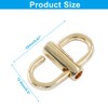 Unlorspy 10PCS Adjustable Metal Clip Buckles 360 Rotatable Zinc Alloy