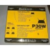 Emerald 6" White Ring Black Baffle Trim- P30W (6 Pack)