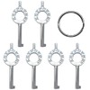 KeyPower (6) Tactical Universal Handcuff Keys Standard Issue Law Enforcement