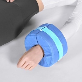 Articolo patient ankle pillow elderly wrist cushion sleep care leg ankle ring with blue fixing strap / 아띠꼴로 환자 발목 베개 노인 손목 쿠션 수면 케어링 다리 발목링, 블루고정끈있음
