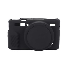 Cubierta de Silicona para cámara , Funda Protectora de cámara de Silicona Suave para G7XII/G7X Mark II, Negro