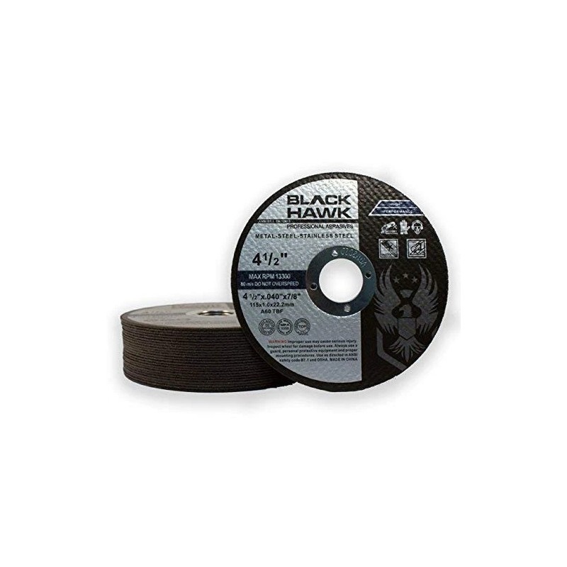 BHA 25 Pack Black Hawk 4-1/2" x .040 x 7/8"
