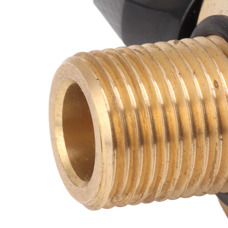 G1/2 14 CO2 Cylinder Refill Adapter Bottle Connector with Black
