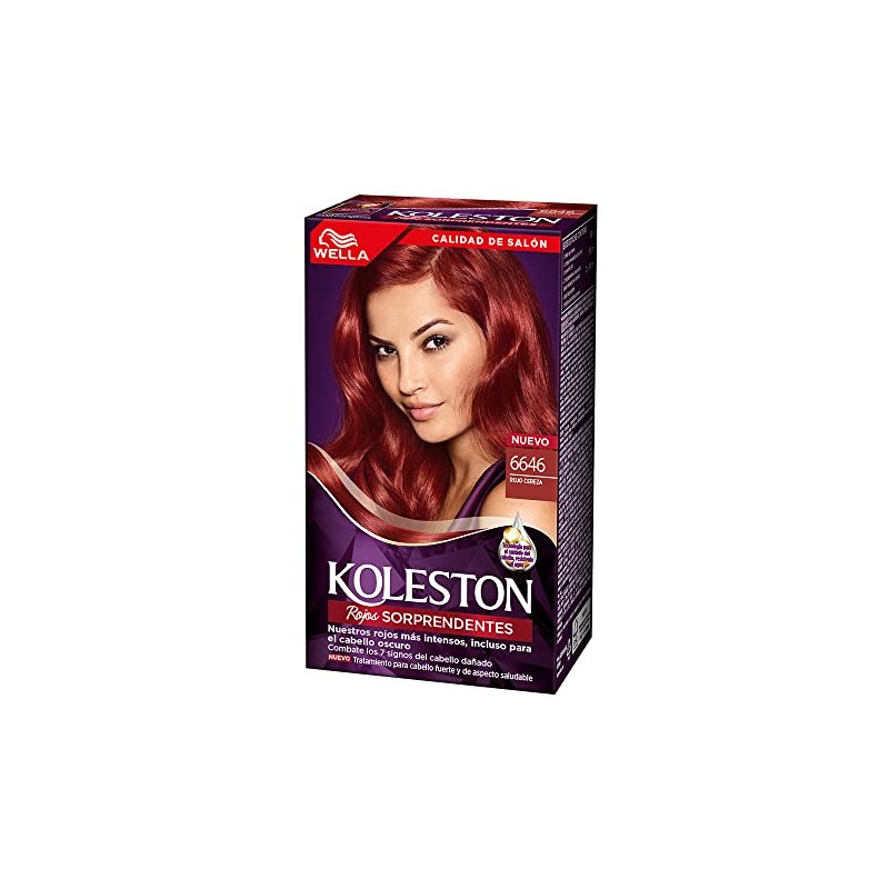 Koleston Tinte Permanente 6646 Rojo Cereza, 70 ml - Paquete