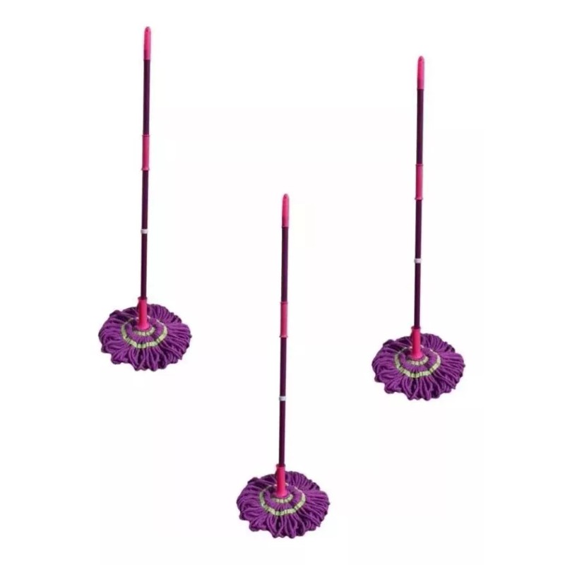 Maluk Store Set 3 Trapeadores Torbellino Autoexprimibles Mop