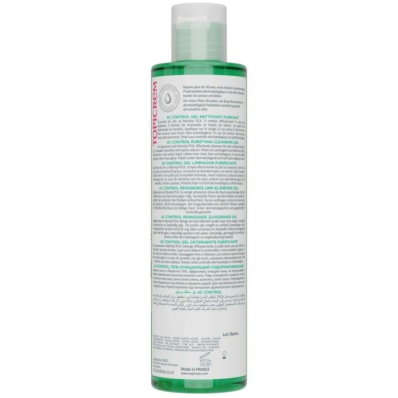 Topicrem AC Gel Limpiador Purificante - 200 ml