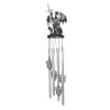 ICE ARMOR 23" Long Silver Dragon Round Top Wind Chime