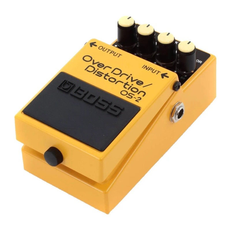Pedal de efecto Boss OverDrive/Distortion OS-2 amarillo