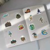 100 Pieces Outdoor Landscape Set Graffiti Stickers DIY Idea Cup