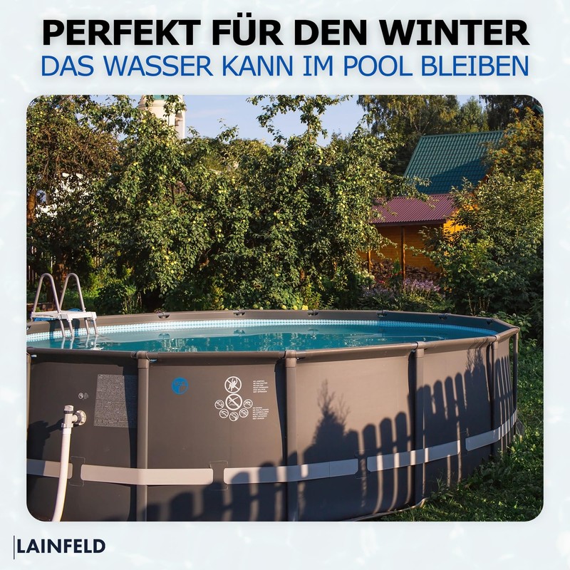 LAINFELD Winter closure set suitable for Intex and Bestway pool,