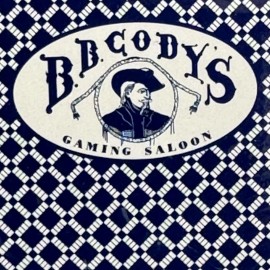VTG B.B. Cody‘s Gaming Saloon Casino Deadwood Hoyle Playing Cards PGC USA Rare