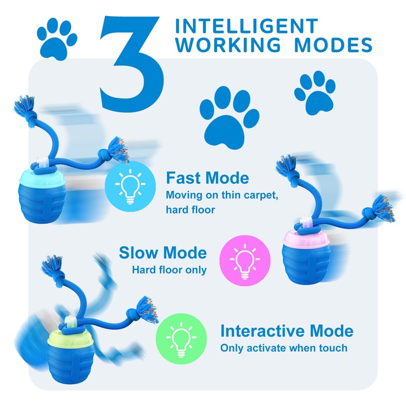Huimpet Interactive Dog Toys, [2025 Newly Upgraded] Interactive Dog Ball