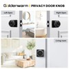goldenwarm Black Door Knobs, Matte Black Privacy Door Knob Interior,