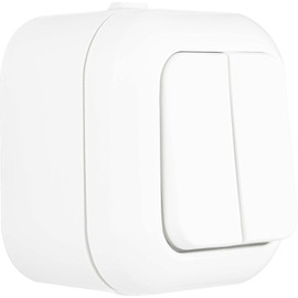 REV Ritter Atlantik 005405 Surface-Mounted Series Switch White