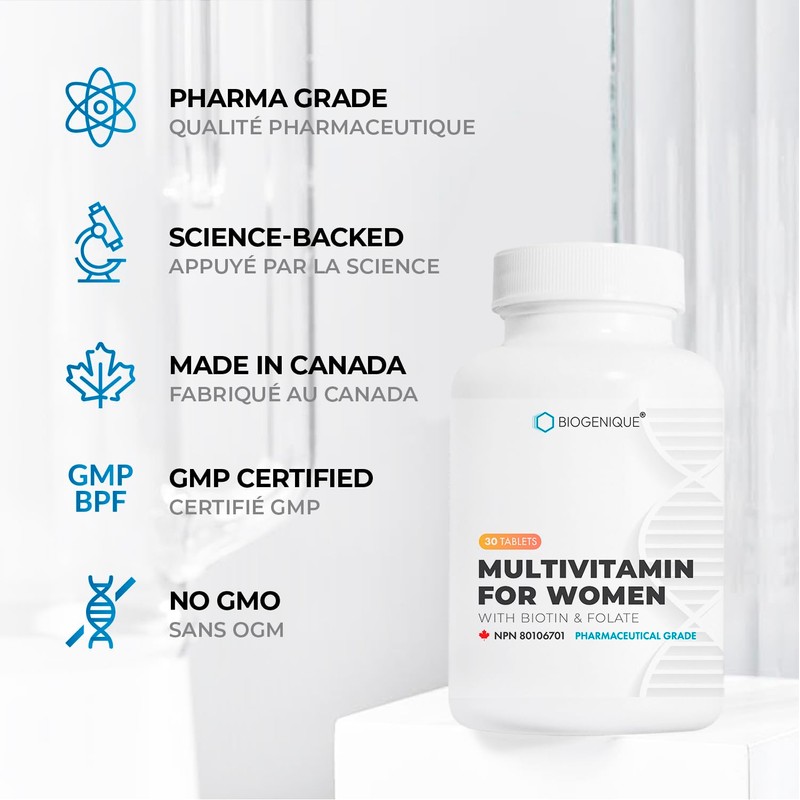 Biogenique Multivitamin for Women - 30 Tablets Womens multivitamin -