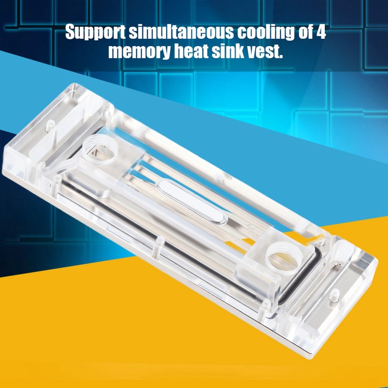 Copper Substrate Imported PMMA Water Cooling Block with Built In