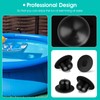 4 Pack Swimming Pool Wall Plugs Replacement Fitting - Above