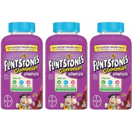 Flinstones Gummies Complete For Kids Supports Immune Health 180 Gummies  - 3 BOTTLES
