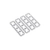 Alphacool 24774 Eiskamm Alu X16-4mm silver - 4 pcs Modding