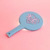 KimChi Chic Handheld LED Mirror for Personal Makeup, Portable and