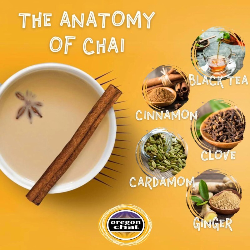 Oregon New Oregon Chai Original Dry Chai Latte Mix, 10