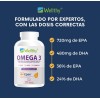 🐟💙 Wellthy Omega 3 | 260 Cápsulas | Salud Cardiaca,