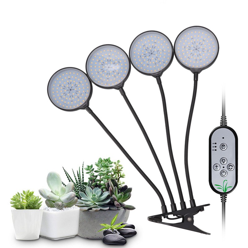 60W 4 Head LED Plant Growing Lights USB Power Supply