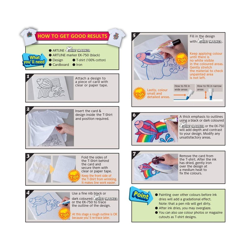 Artline EKT T-Shirt Marker Pen - Grey