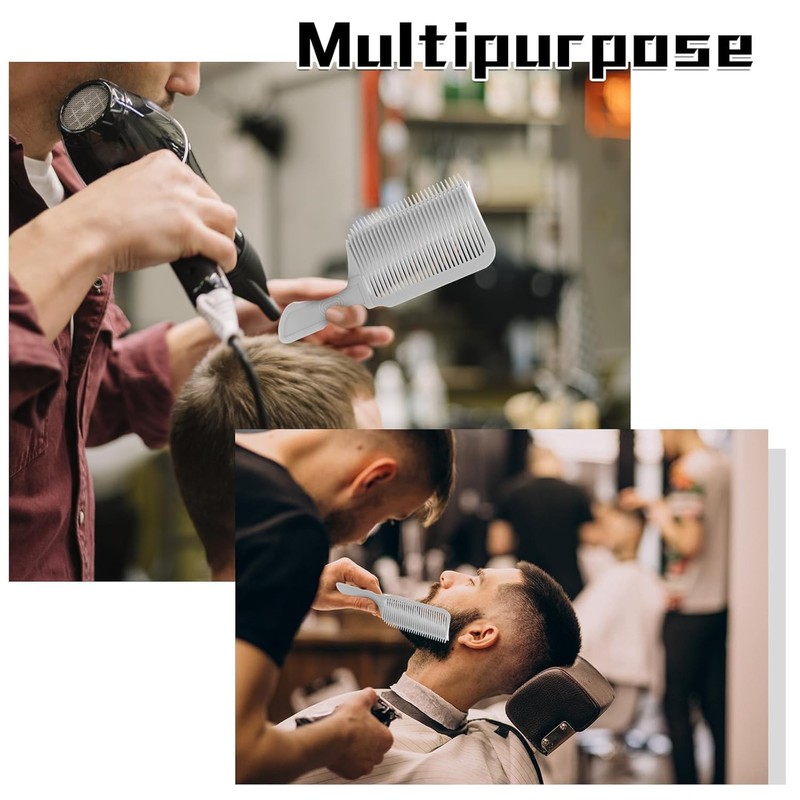 3 Pcs Barber Combs, Barber Combs with Hair Trimming Guide,