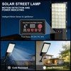 4-Pack Solar Street Lights, Outdoor LED Flood Light with Dual