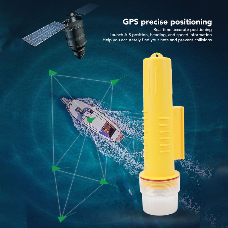 Marine AIS GPS Location Tracker 12.5W High Precision Transponder Buoy