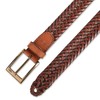 Dockers Men's 30mm Glazed Top Braided Belt,Tan,34