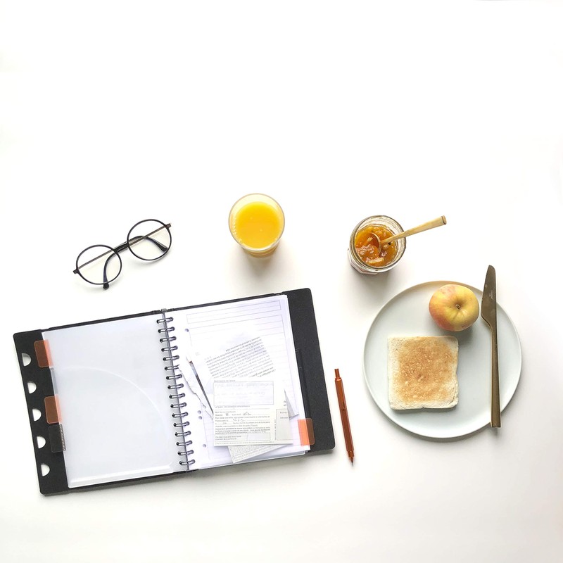 RHODIA 133576C - Refill Notebook for Exabook Black A5+ Organization