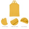 Juephe Girls' Undershirts Soft Dance Tank Tops Undershirts Yellow