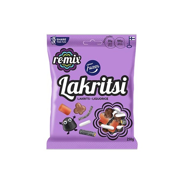 Fazer Remix Mix Spawns 1 Pack of 250 g 8.8