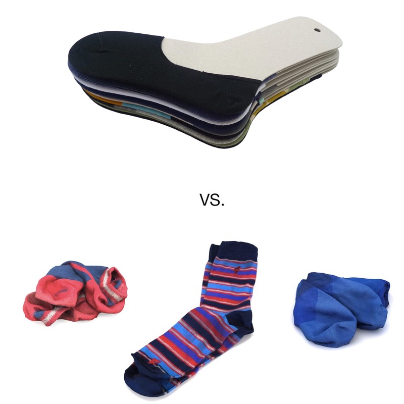 TATYZ Cardboard Sock Inserts Form Blockers, Sock Shaper and Organizer