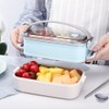 Belegao Bento Lunch Box for Adults Kids 2-layer Food Containers