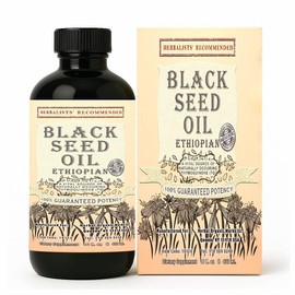 Ethiopian Black Seed Oil 16oz – Extra Strength 3x Thymoquinone – 100% Pure Cold-Pressed Nigella Sativa – Immune, Joint, Hair and Skin Support