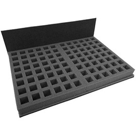 Navara 96 troops on 20mm or penny bases, especially 15mm scale, 96 compartments 20mm x 20mm, 25mm deep Full width tray 380mm x 255mm