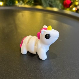 Mini animals 3d printed articulated home decor statues and figurines:_Unicorn
