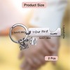 chenyell Pack of 2 New Home Keyrings, 2025 Pair of