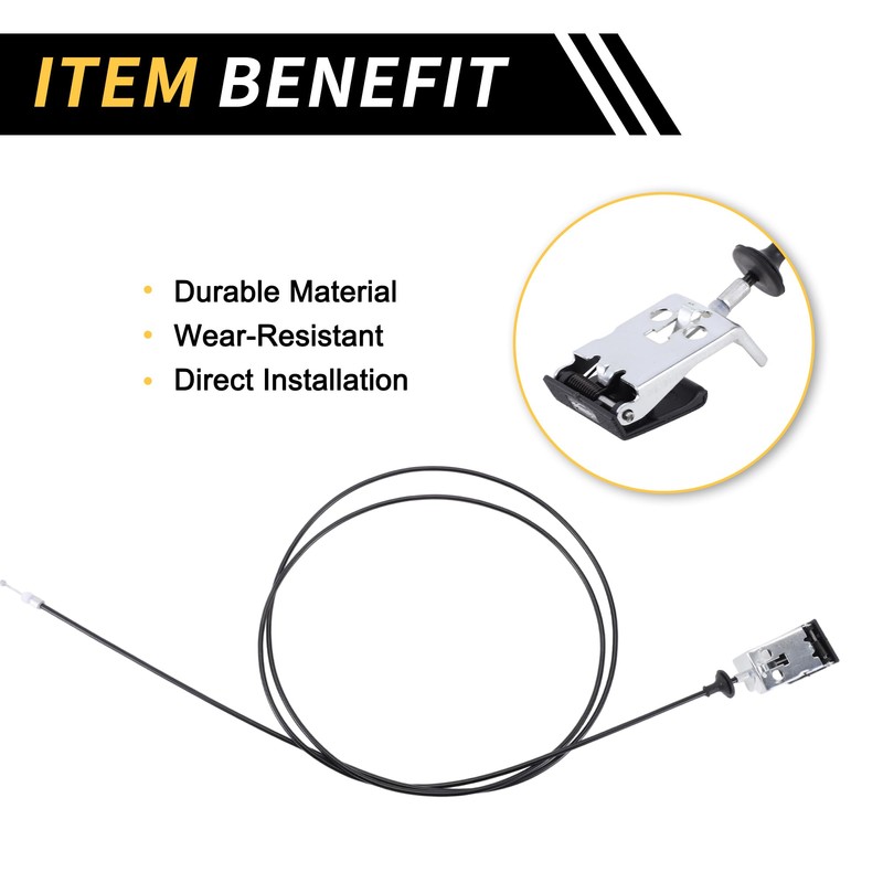 REPAIROCK 1 Pcs Hood Latch Release Cable for Toyota Tacoma