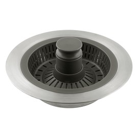 Lotsdonxia 3-in-1 Kitchen Sink Plug & Strainer Combo – Anti-Clogging Pop-Up Drain Stopper, Durable Stainless Steel & Thickened ABS for Kitchen & Bathroom Use