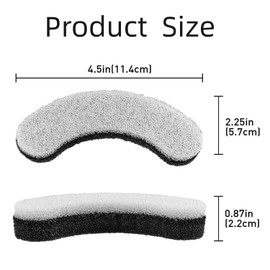 8 Pcs Pet Water Fountain Filters for WF050 & WF100 Cat Fountain Cat Fountain Filter Replacement Cat Drinking Fountain with Resin and Active Carbon