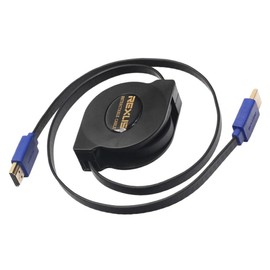 P Prettyia Retractable HDMI Cable 1080P Video Adapter Cord 2 Sizes - 1.8m