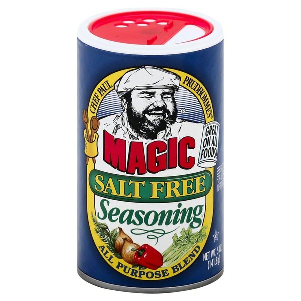 Chef Paul Magic Salt Free Seasoning 5.0 OZ(Pack of 2)