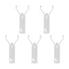 TEAMWILL 10pcs Wide Chrome Fender Door Quarter Trim Molding Clip